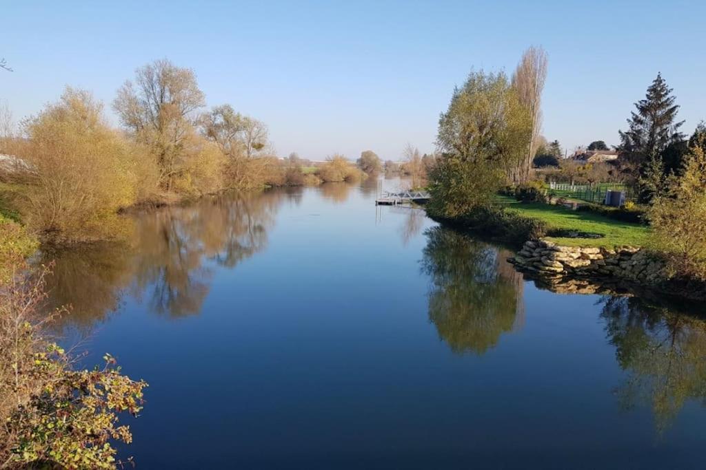 فيلا Ferme Cosy Et Paisible Au Bord De L'Eure Criquebeuf-sur-Seine المظهر الخارجي الصورة